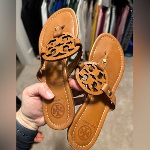 Tory Burch Beige 7.5M Miller Sandals